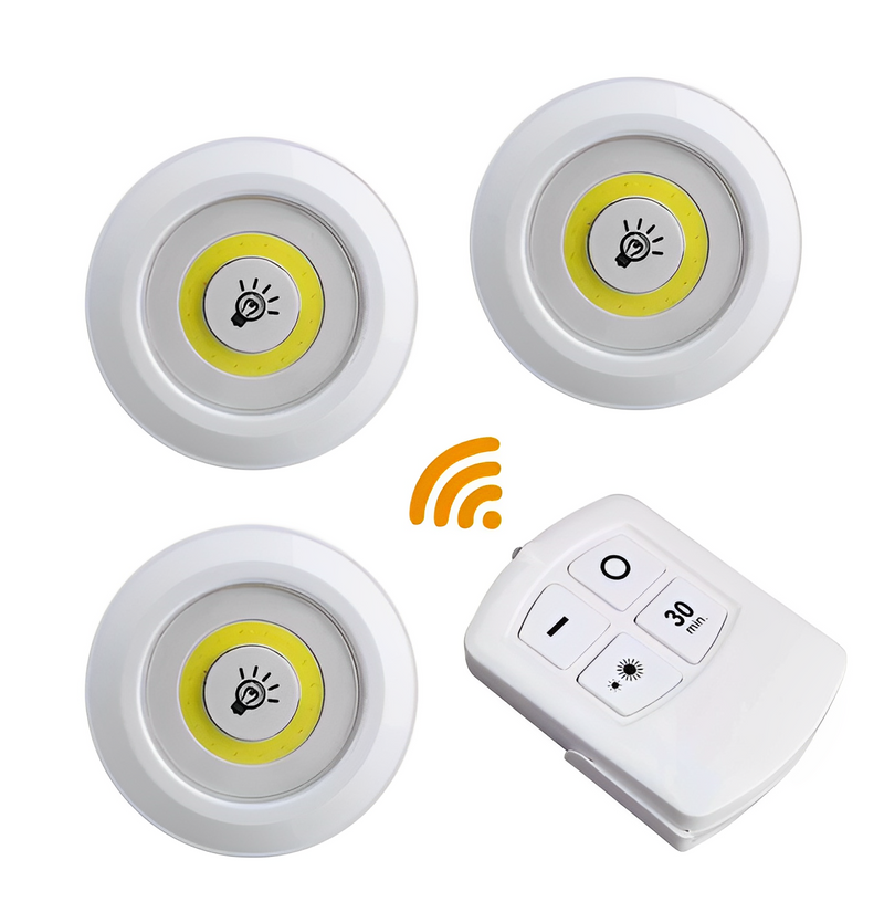 Kit de Luzes Inteligentes de Alta Intensidade - Pague 2 Leve 5 + Controle Remoto